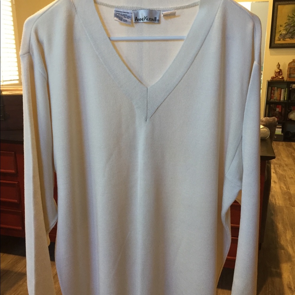 Ecru (off white) sweater